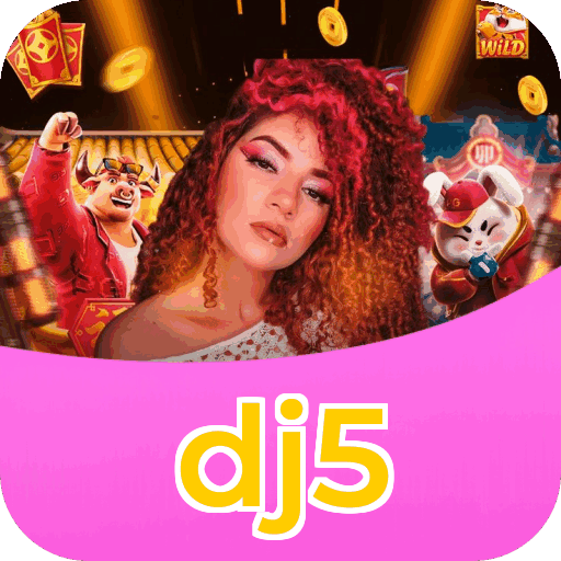 Interface do aplicativo dj5 mostrando jogos disponíveis no iOS e Android